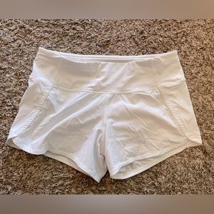 Lululemon speed up short - size 6, white